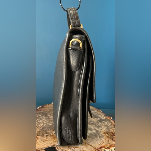 Vintage COACH Station Bag 5130 Black Made in the USA EUC - Picture 10 of 16